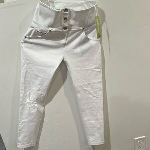 White Freddy Jeans Sz M Brand new with tags. Cute style.